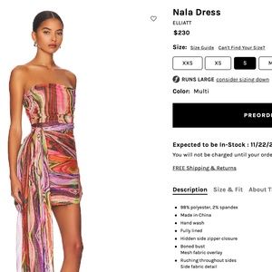 Elliatt Nala Dress (Small)